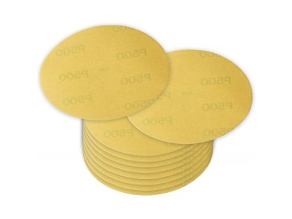 DEMA Brúsny papier pre excentrickú brúsku 115 mm P500, 10 ks