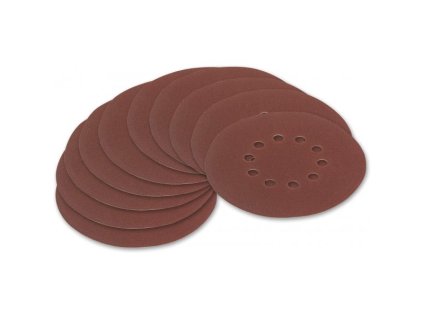 DEMA Brúsny papier pre excentrickú brúsku 225 mm P180, 10 ks