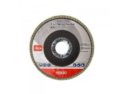 DEMA Lamelový vejárový brúsny kotúč 115 mm K40