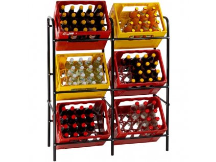 DEMA Regál na prepravky / stojan na max. 6 bedničiek