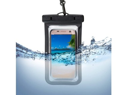 DEMA Vodotesné puzdro s popruhom na ruku pre mobilný telefón