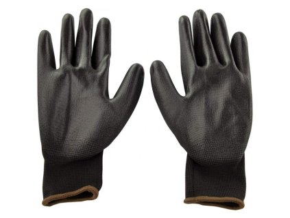 DEMA Pracovné rukavice s PU povrchovou úpravou Basic, veľkosť 10