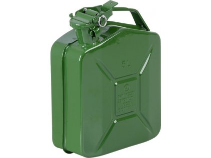 Kanister JerryCan LD5, 5 lit, kovový, na PHM, zelený