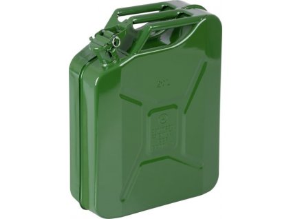 Kanister JerryCan LD20, 20 lit, kovový, na PHM, zelený