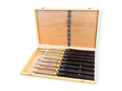 DEMA Sústružnícke dláta HSS, 8-dielna sada