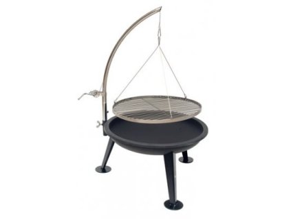 DEMA Otočný gril na drevené uhlie Oregon