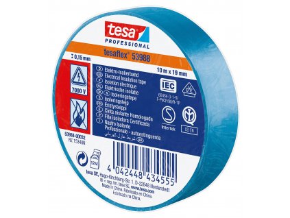 Páska 53988 elektroizolačná modrá 15mm x 10m, Tesa
