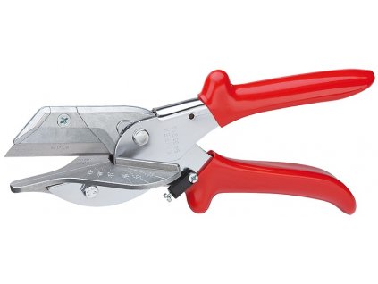 KNIPEX Nožnice pre šikmé rezy Pre plastové a gumové profily 215  SERVIS EXCLUSIVE