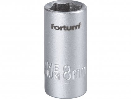 Hlavica nástrčná, 8mm, 1/4”, FORTUM