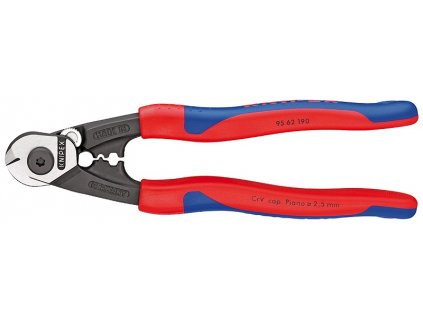 KNIPEX Nožnice na káble a drôtené laná Kovanie 190  SERVIS EXCLUSIVE