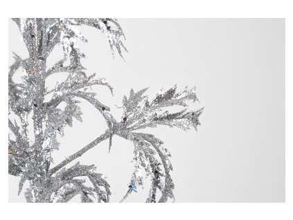 Vetvička MagicHome Vianoce, AraliaGlis.Silver, strieborná, 74 cm