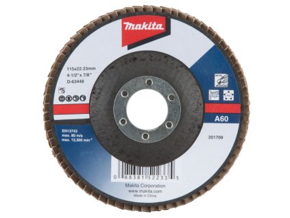 MAKITA KOTÚČ BRÚSNY 115x22,23 MM 10KS K60 (D-63448-10)