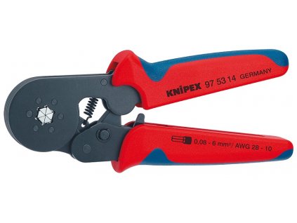 KNIPEX Samonastaviteľné bočné kliešte pre lisovanie káblových koncoviek 180  SERVIS EXCLUSIVE