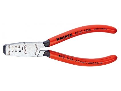 KNIPEX Lisovacie kliešte na koncove dutinky 145