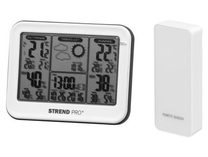 Meteostanica TMW08, digitálna, bezdrôtová so senzorom, 130x25x100 mm