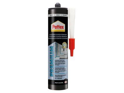 Silikón Pattex Premium, sanitárny, biely, 310 ml