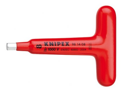 KNIPEX Skrutkovače na skrutky s vnútorným šesťhranom s rukoväťou T 120  SERVIS EXCLUSIVE