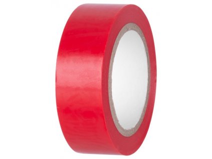 Páska E180RED, červená, izolačná, lepiaca, 19 mm, L-10 m, PVC
