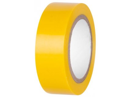 Páska E180YEL, žltá, izolačná, lepiaca, 19 mm, L-10 m, PVC