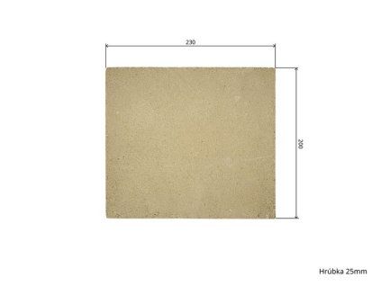 Šamot 23 x 20 x 2,5