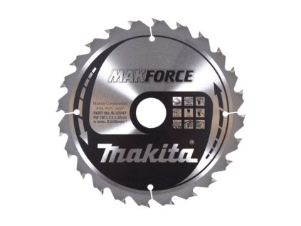 MAKITA KOTÚČ PÍLOVÝ 190 x 30 mm 24 z