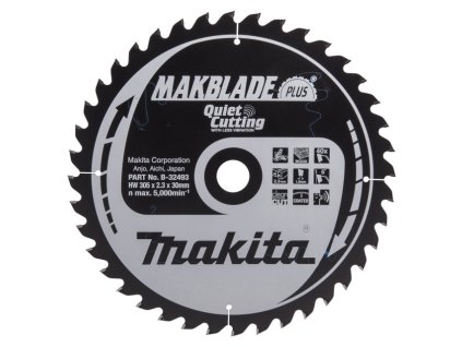 MAKITA KOTÚČ PÍLOVÝ 305 x 30 mm 40 z