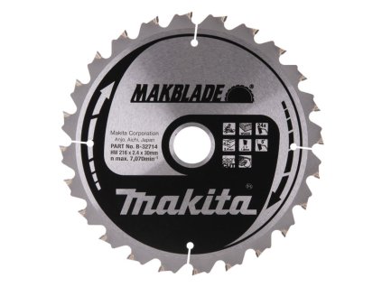 MAKITA KOTÚČ PÍLOVÝ 216 x 30 mm 24 z
