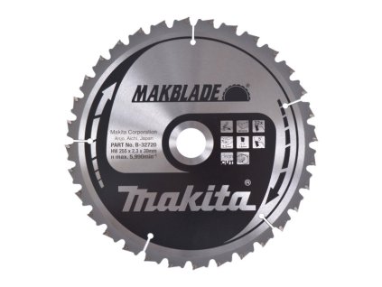 MAKITA KOTÚČ PÍLOVÝ 255 x 30 mm 32 z