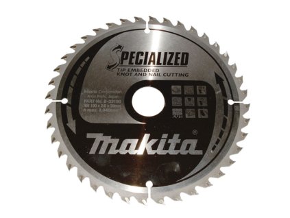 MAKITA KOTÚČ PÍLOVÝ 190 x 30 mm 40 z