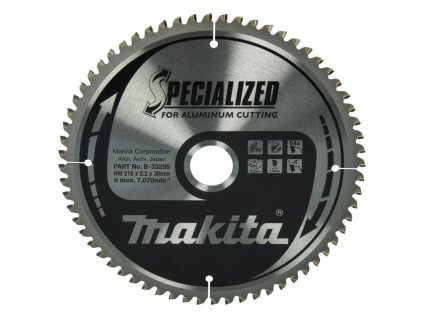 MAKITA KOTÚČ PÍLOVÝ 216 x 30 mm 64 z