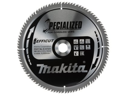 MAKITA KOTÚČ PÍLOVÝ EFFICUT 305 x 30 mm 100 z