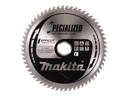 MAKITA KOTÚČ PÍLOVÝ EFFICUT 216 x 30 mm 60 z