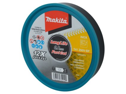 MAKITA KOTÚČ REZ. KOV/NEREZ 125 x 0,8 mm 12 ks