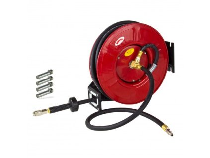 DEMA Automatický navíjací bubon s pneumatickou hadicou 15 m DST 15 S