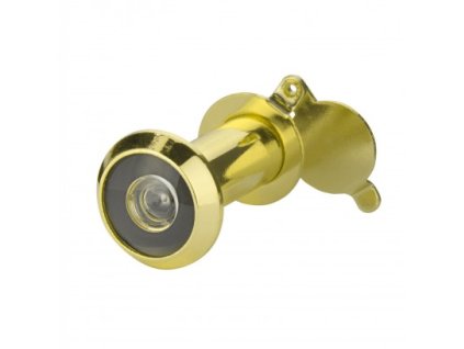 DEMA Kukátko na dvere, leštená mosadz