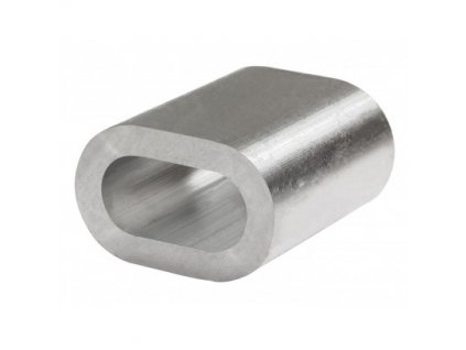 Hliníkové lisovacie svorky 6 mm, 100 ks