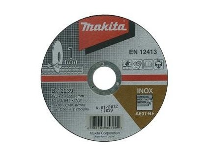 MAKITA Rezný kotúč Ø125 x 1,0 x 22mm