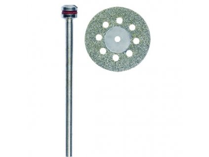 PROXXON DIAMANTOVÝ KOTÚČ 20 X 0,6 MM S OTVORMI + UPÍNACIA STOPKA (28844) + SERVIS EXCLUSIVE