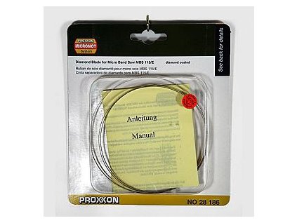 PROXXON Pílový pás diamant 1065X3,0X0,3MM pre pílu MBS 240/E, (28186) + SERVIS EXCLUSIVE
