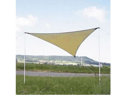 DEMA Trojuholníková tieniaca plachta proti slnku 3,6 m, béžová