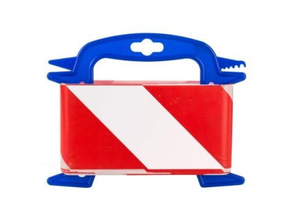 DEMA Výstražná páska 50 m, červeno-biela