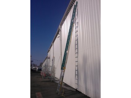 ALVE FORTE+LAMINATE 4817 Dvojdielny výsuvný laminátový rebrík s lanom  SERVIS EXCLUSIVE