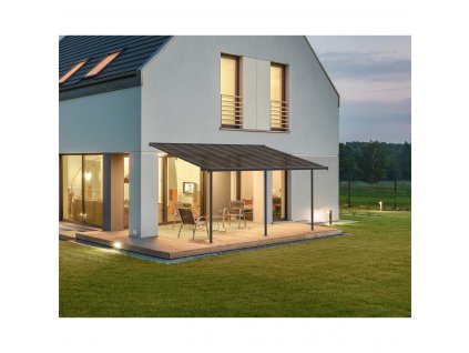 Palram Capri 5400 antracit 3 x 5,46 hliníková (montovaná) pergola