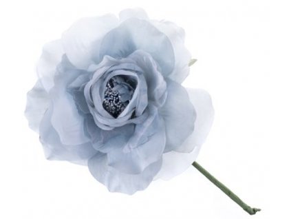 Kvet MagicHome, pivónia, modrá, stonka, veľkosť kvetu: 16 cm, dĺžka kvetu: 24 cm, bal. 6 ks