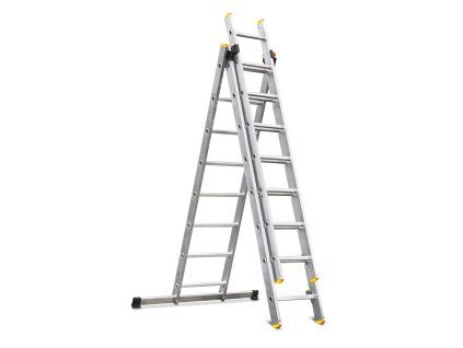 Rebrík Strend Pro DP 3x08, Alu, EN 131 max. 4.97 m, BASIC