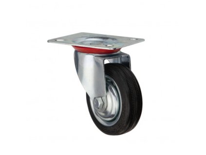 Gumové otočné koliesko 75 mm, do 50 kg
