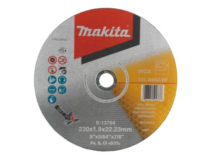 MAKITA KOTÚČ REZNÝ TENKÝ NA NEH.OCEĽ 230x1,9 (E-13764)