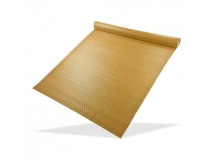 DEMA Clona na plot, bambusová rohož z PVC 100x500 cm, žltá