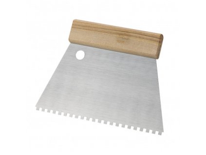 Zúbkovaná stierka C1 4 mm, 18x13 cm