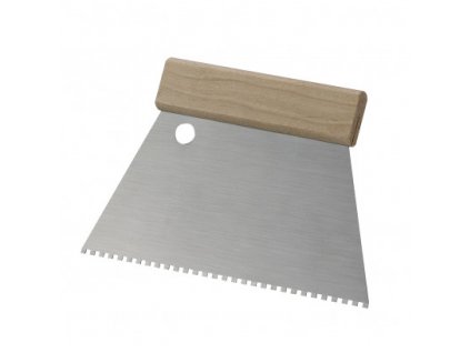 Zúbkovaná stierka C3 3 mm, 18x13 cm